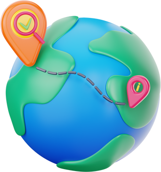 Geo Location 3D Icon